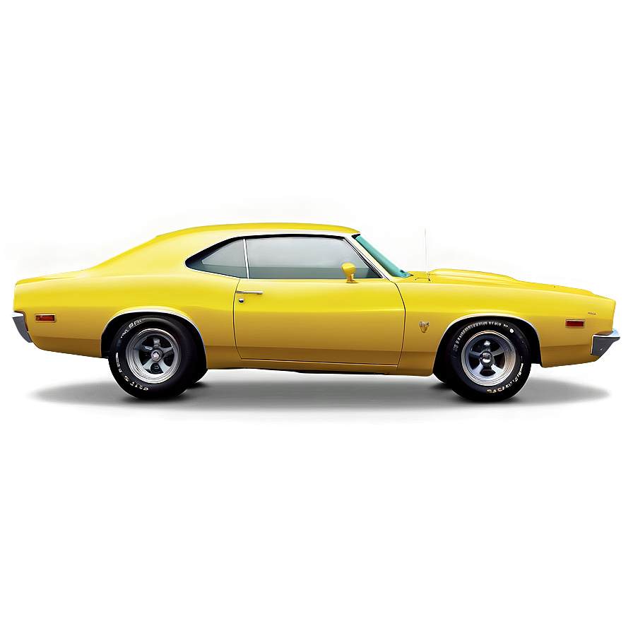 Yellow Muscle Car Png Kek PNG image