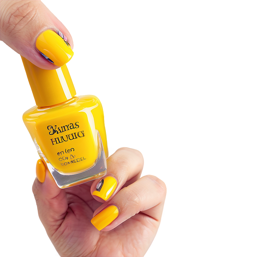 Yellow Nail Polish Png Fmp41 PNG image