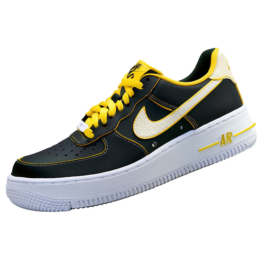 Yellow Nike Air Force 1 Png 7 PNG image