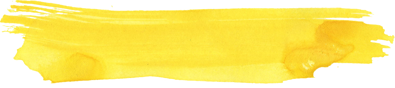 Yellow Paint Brush Stroke Vector PNG image