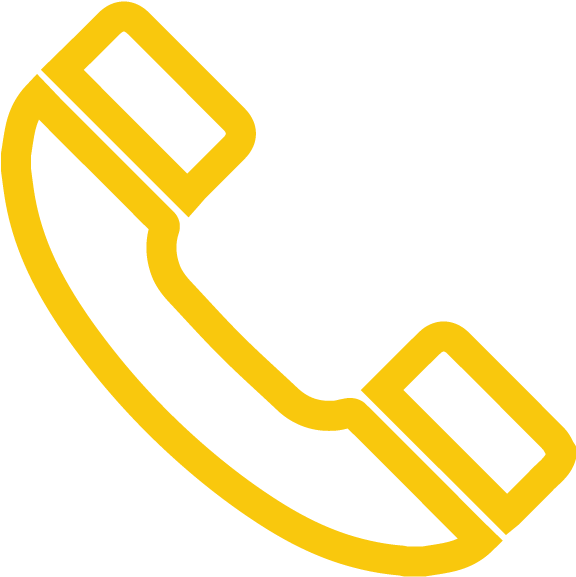 Yellow Phone Receiver Clipart PNG image