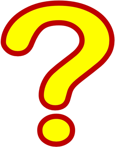 Yellow Question Mark PNG image