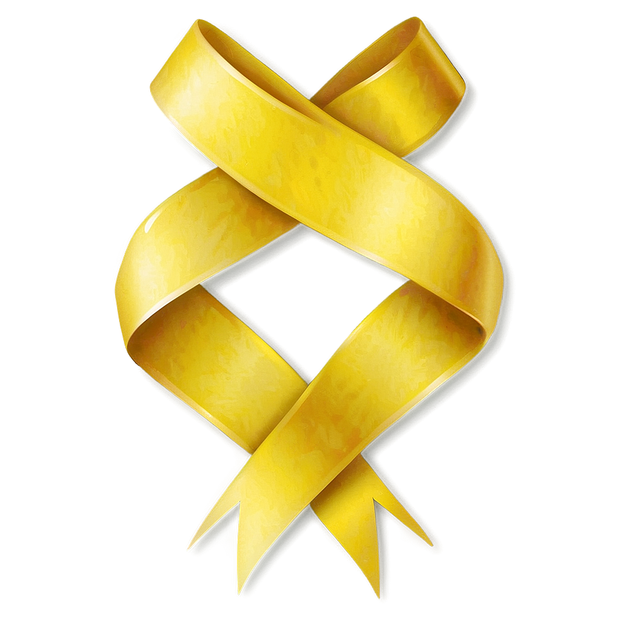 Yellow Ribbon For Charity Png Miw79 PNG image