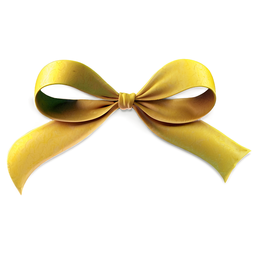 Yellow Ribbon Loop Png 06262024 PNG image