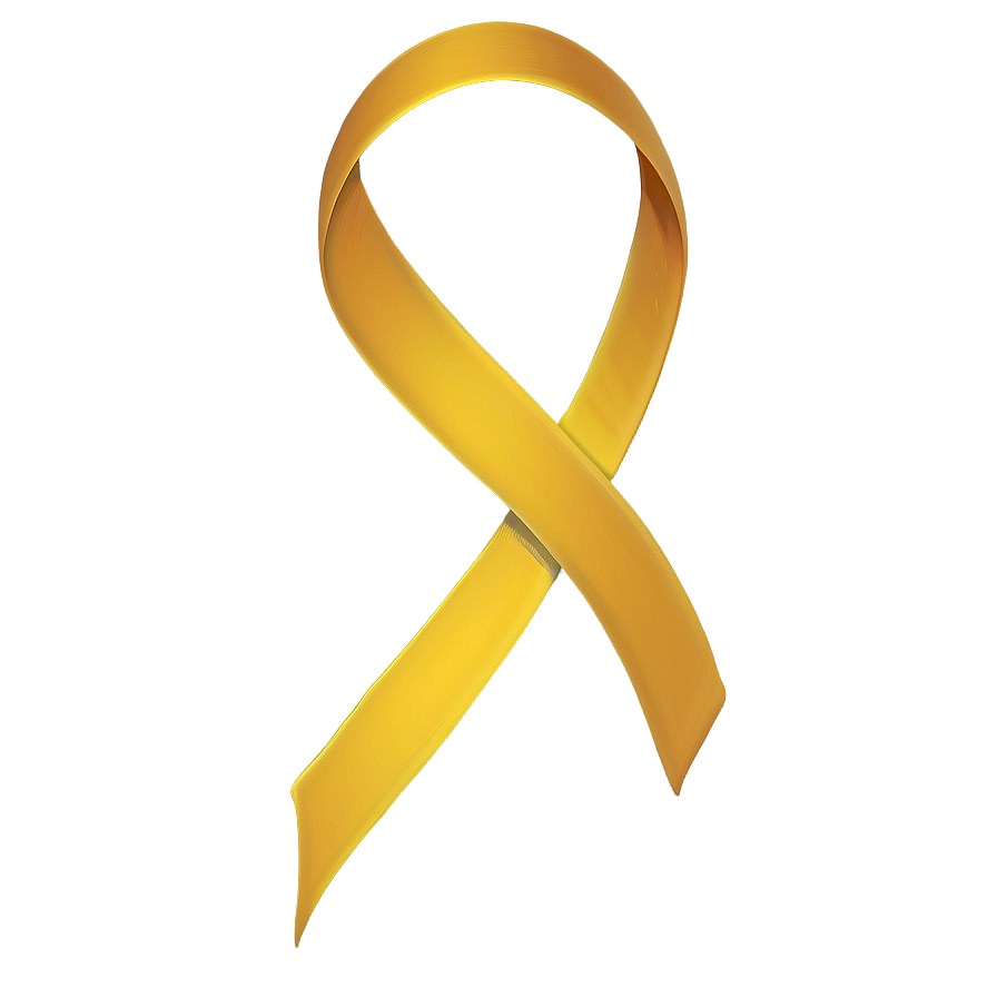 Yellow Ribbon Swirl Png Srb PNG image