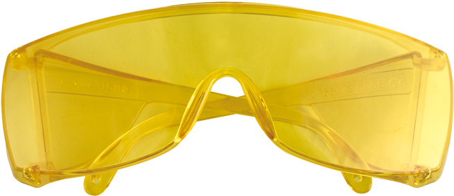 Yellow Safety Goggles PNG image