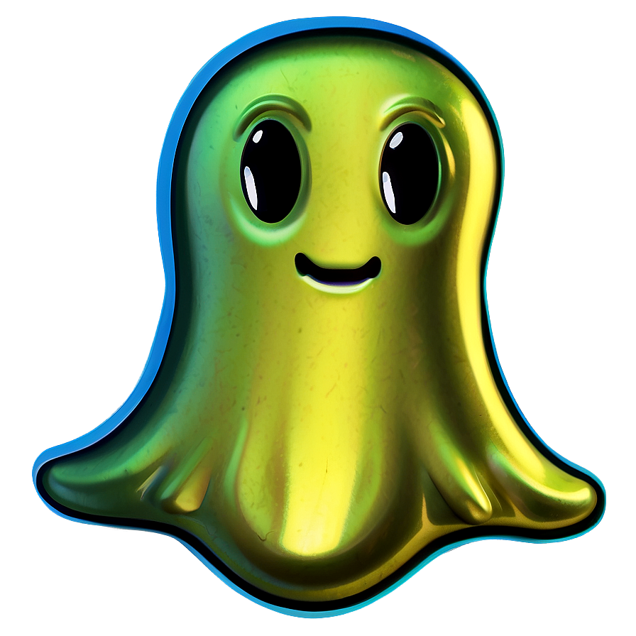 Yellow Snapchat Ghost Png 79 PNG image