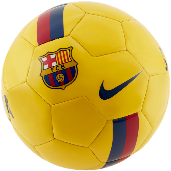 Yellow Soccer Ballwith Club Emblem PNG image