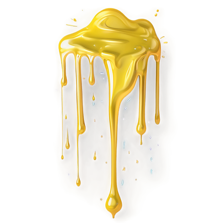 Yellow Spray Paint Drip Png 49 PNG image