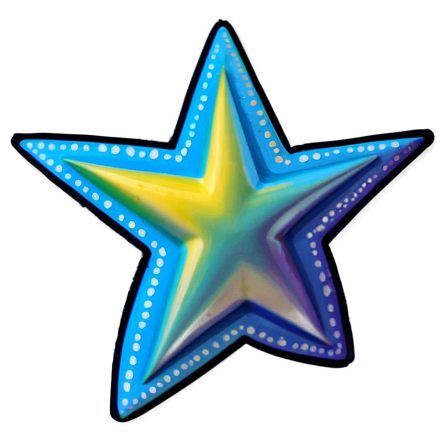 Yellow Star Sticker Png Eqt61 PNG image