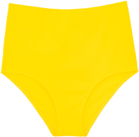 Yellow Swimwear Bottoms PNG image