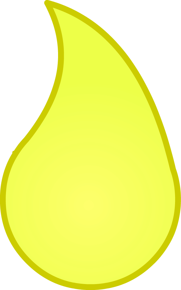 Yellow Teardrop Graphic PNG image