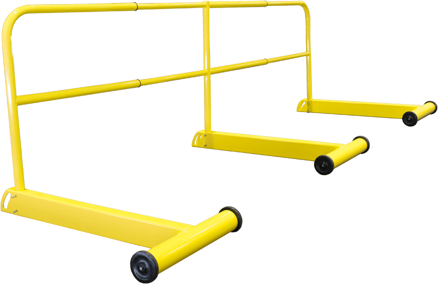 Yellow Training Hurdle Equipment PNG image