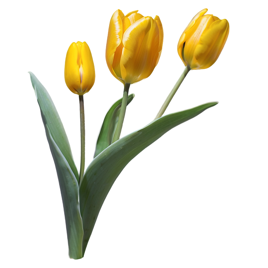 Yellow Tulip Png 97 PNG image