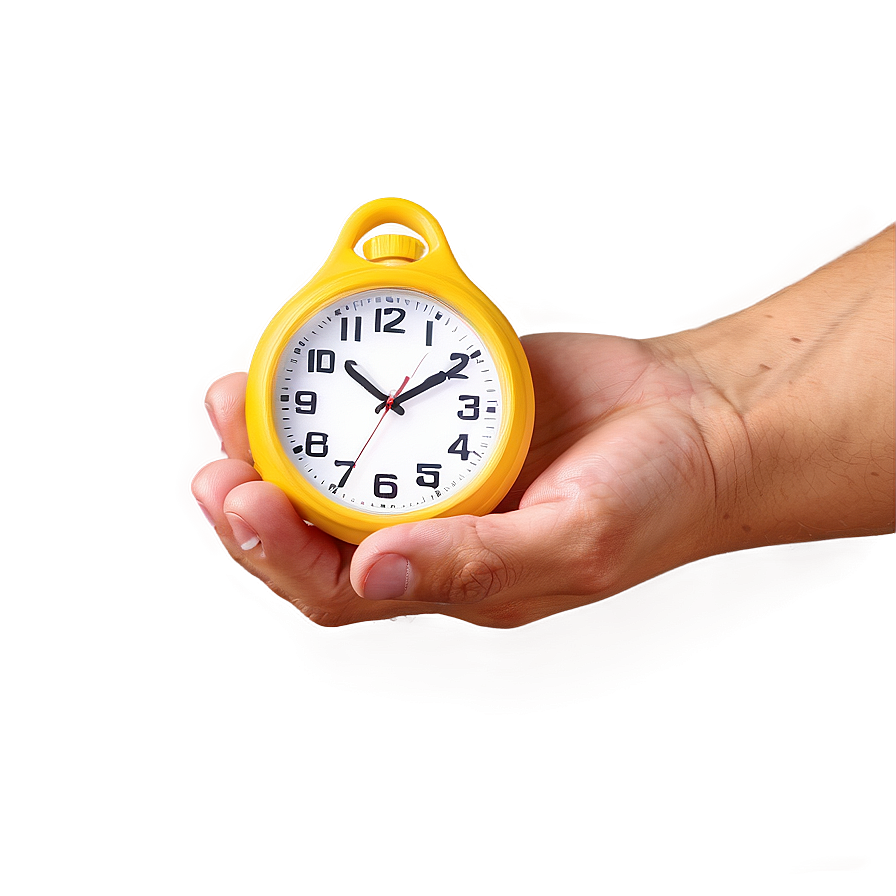 Yellow Watch Hands Png 06262024 PNG image