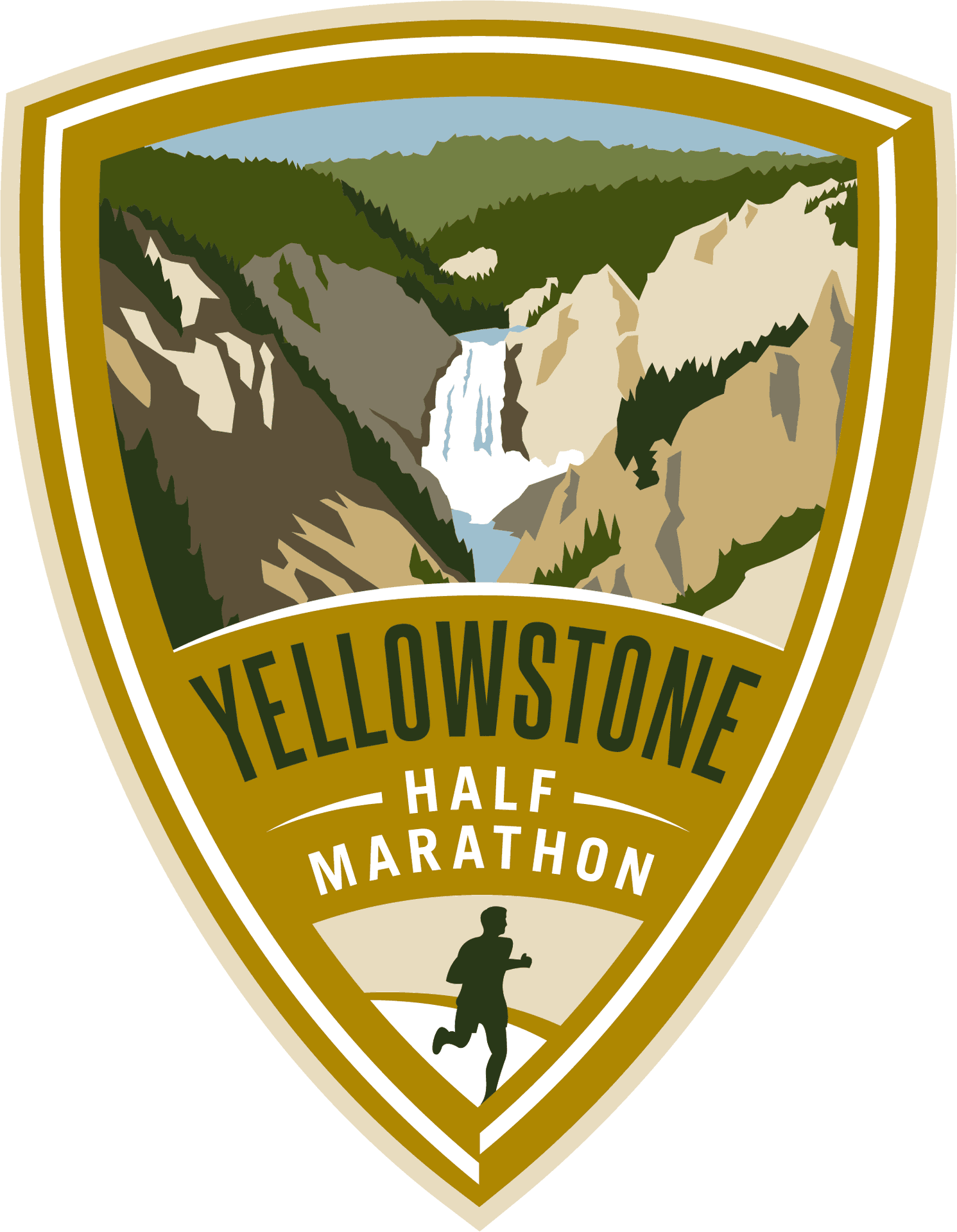 Yellowstone Half Marathon Emblem PNG image