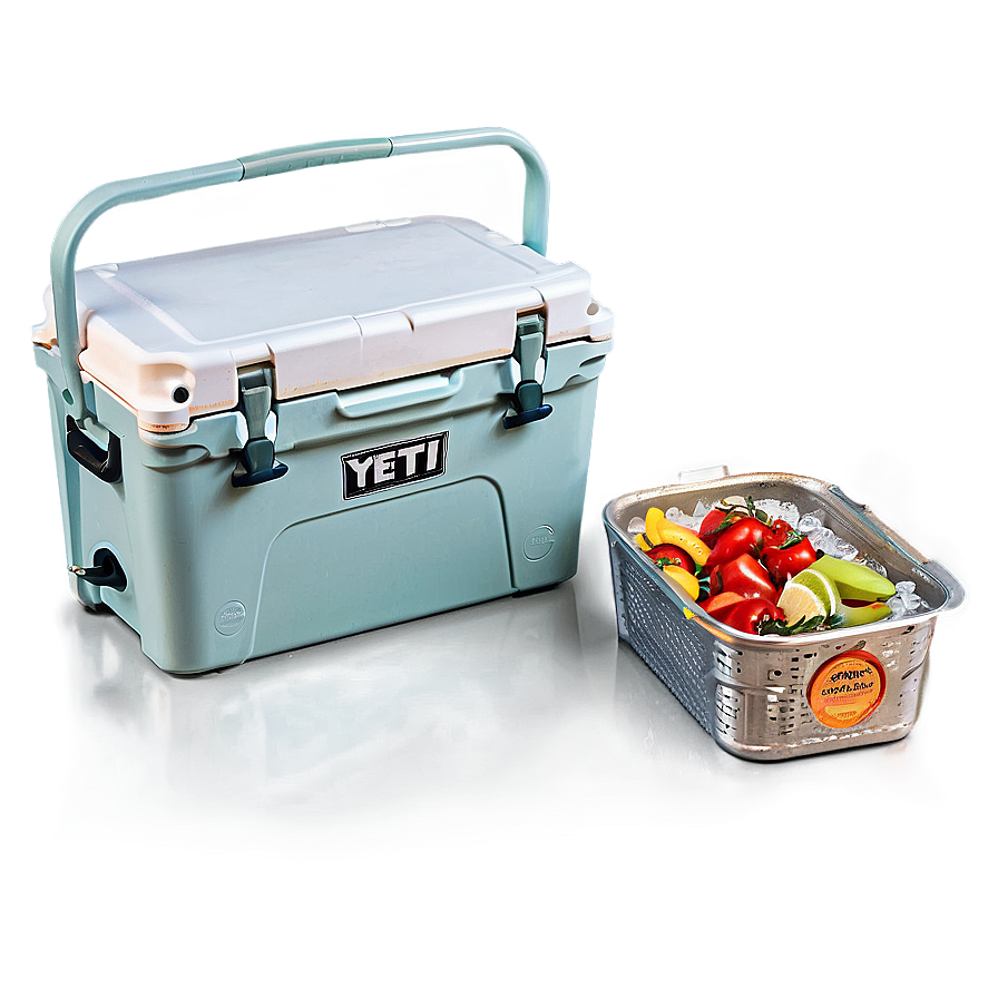 Yeti Cooler At The Beach Party Png 06282024 PNG image