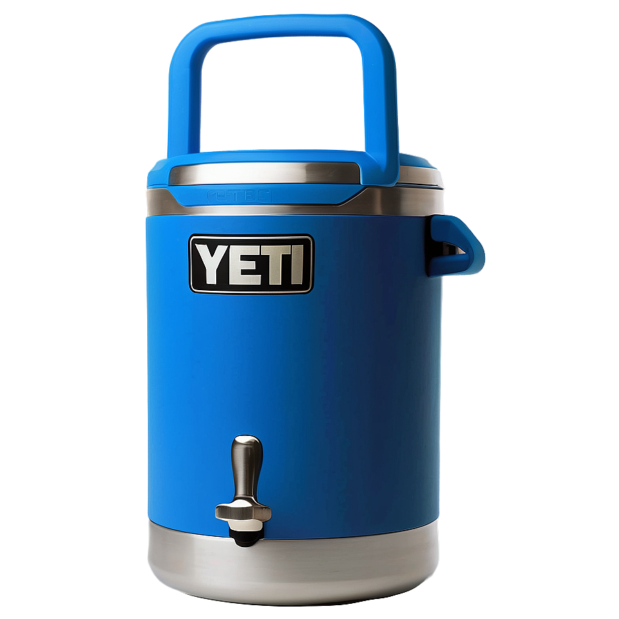 Yeti Cooler With Water Bottles Png 06282024 PNG image