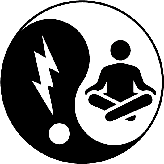 Yin Yang Energy Meditation PNG image