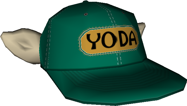 Yoda Ear Cap3 D Model PNG image