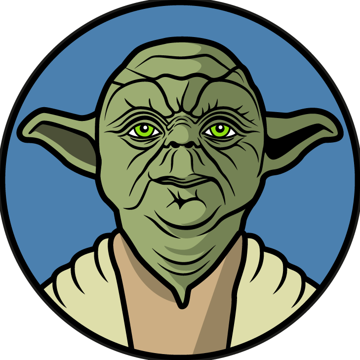 Yoda Iconic Jedi Master PNG image