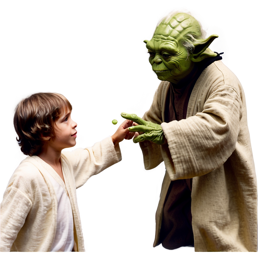 Yoda Teaching Luke Png 30 PNG image