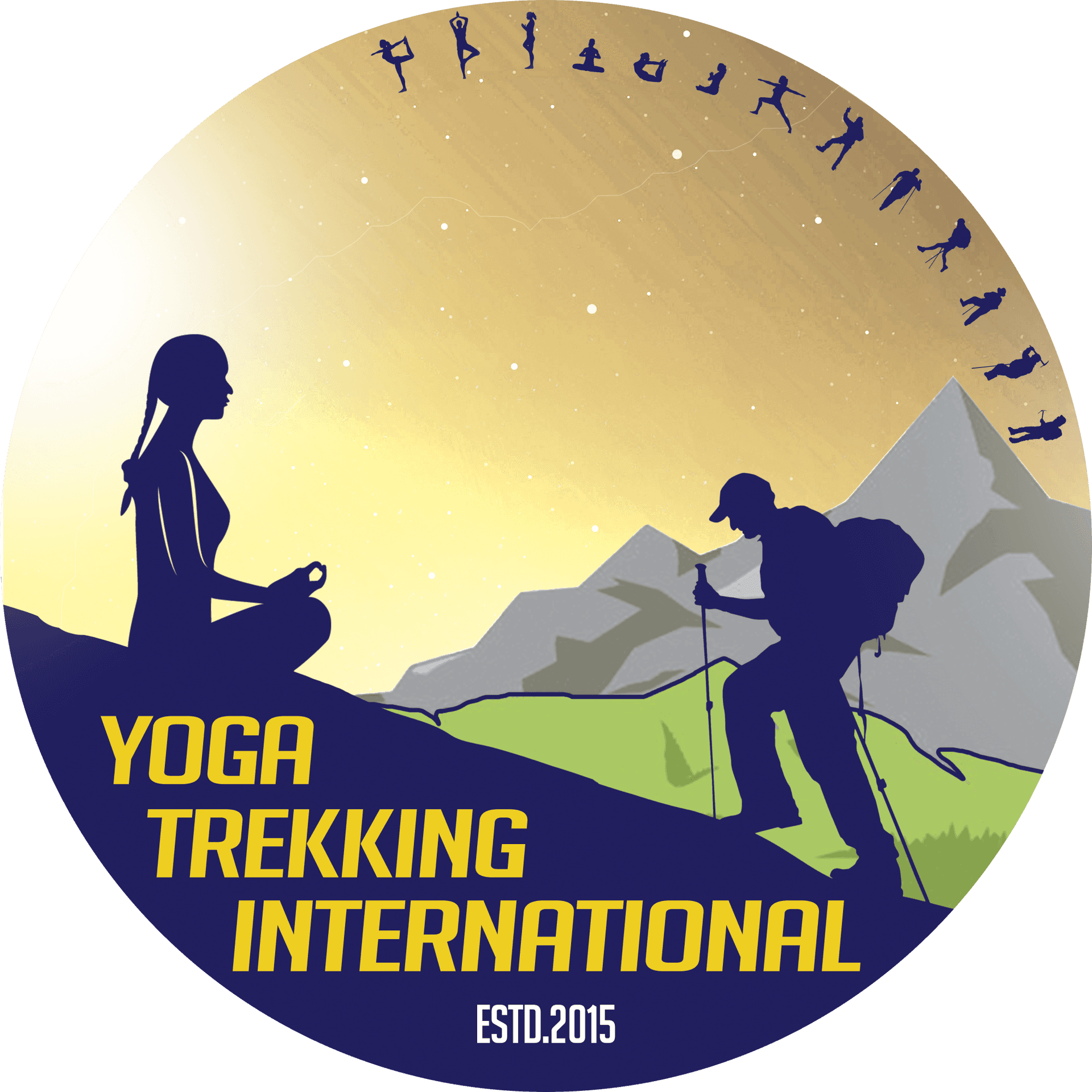 Yoga Trekking International Logo PNG image