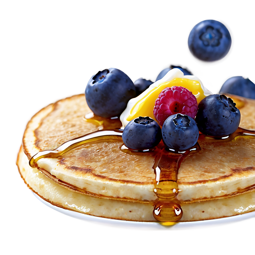 Yogurt Topped Pancake Png 05242024 PNG image