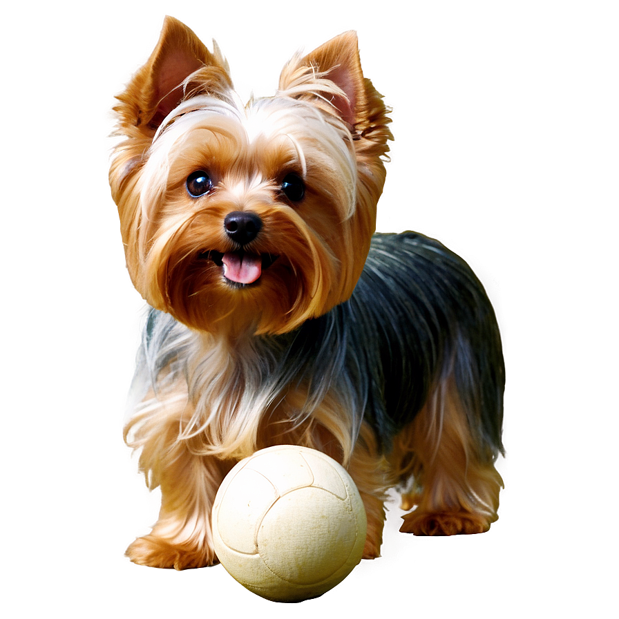 Yorkie With Ball Png 59 PNG image