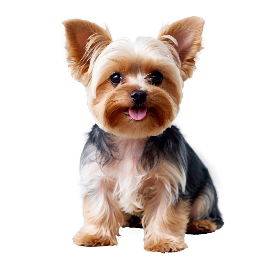 Yorkie With Ears Up Png 06242024 PNG image