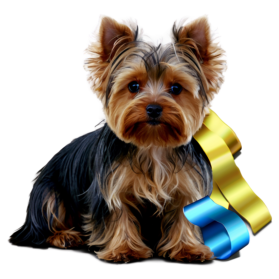 Yorkie With Ribbons Png 59 PNG image