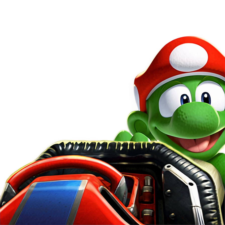 Yoshi's Kart Racing Png 05232024 PNG image