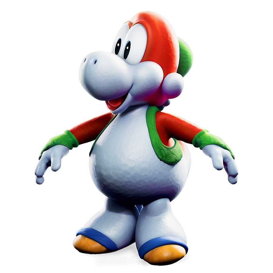 Yoshi's Power-up Pose Png 05232024 PNG image