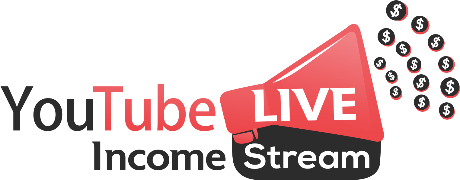 You Tube Live Income Stream Concept PNG image