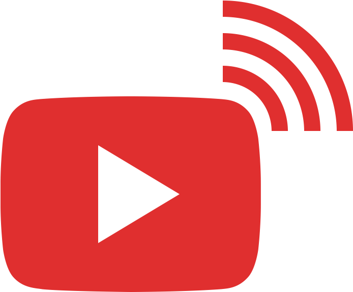 You Tube Live Streaming Icon PNG image