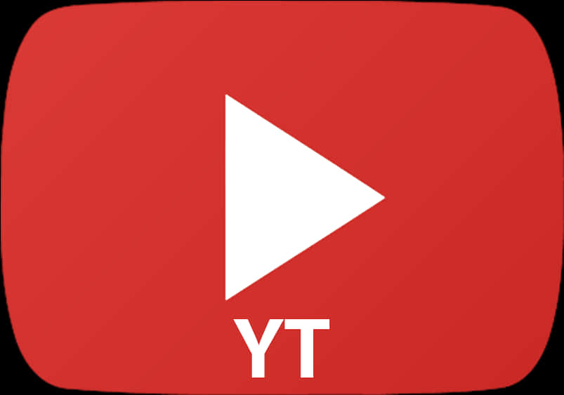 You Tube Logo Red Background PNG image