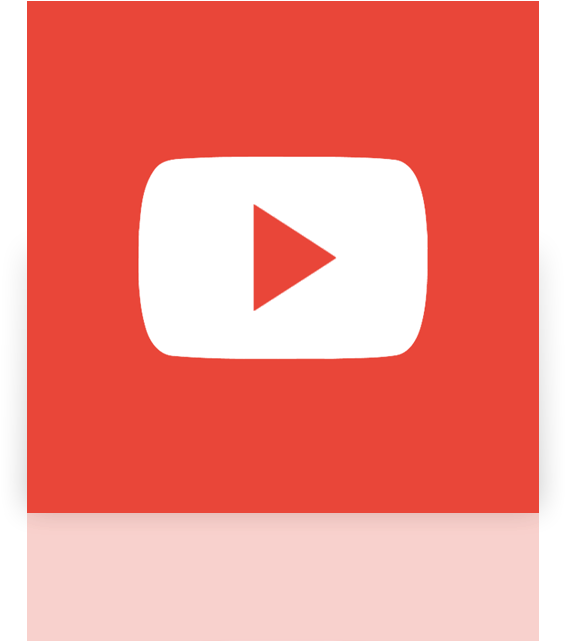 You Tube Logo Red Background PNG image