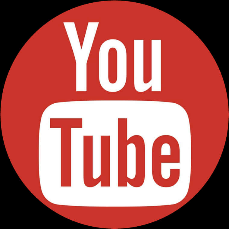 You Tube Logo Red Background PNG image