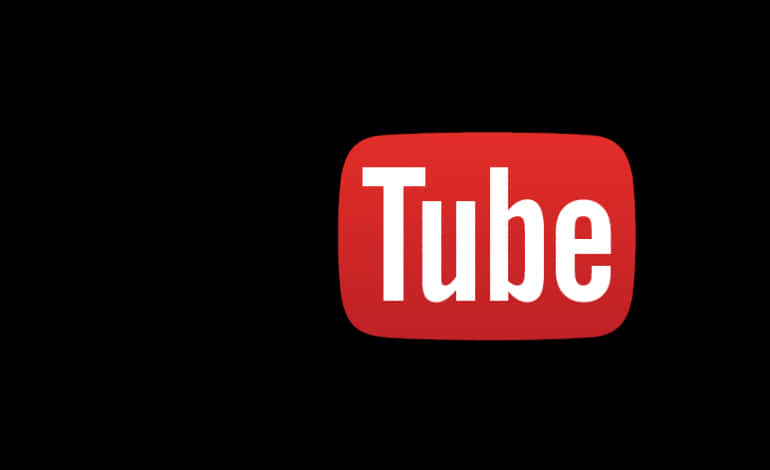 You Tube Logoon Black Background PNG image