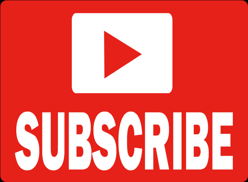 You Tube Subscribe Button Graphic PNG image