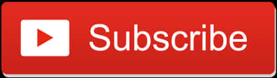 You Tube Subscribe Button Red PNG image