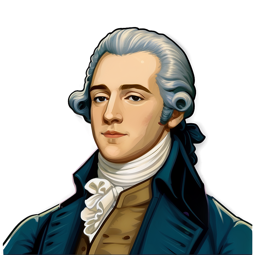 Young Alexander Hamilton Illustration Png Qrk65 PNG image