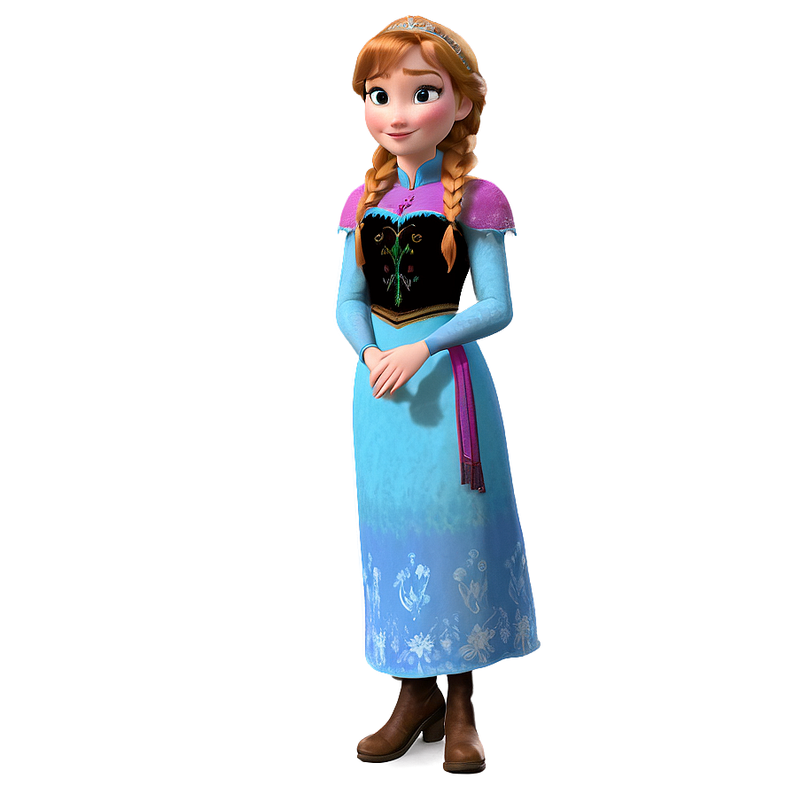 Young Anna Frozen Png Hrn PNG image