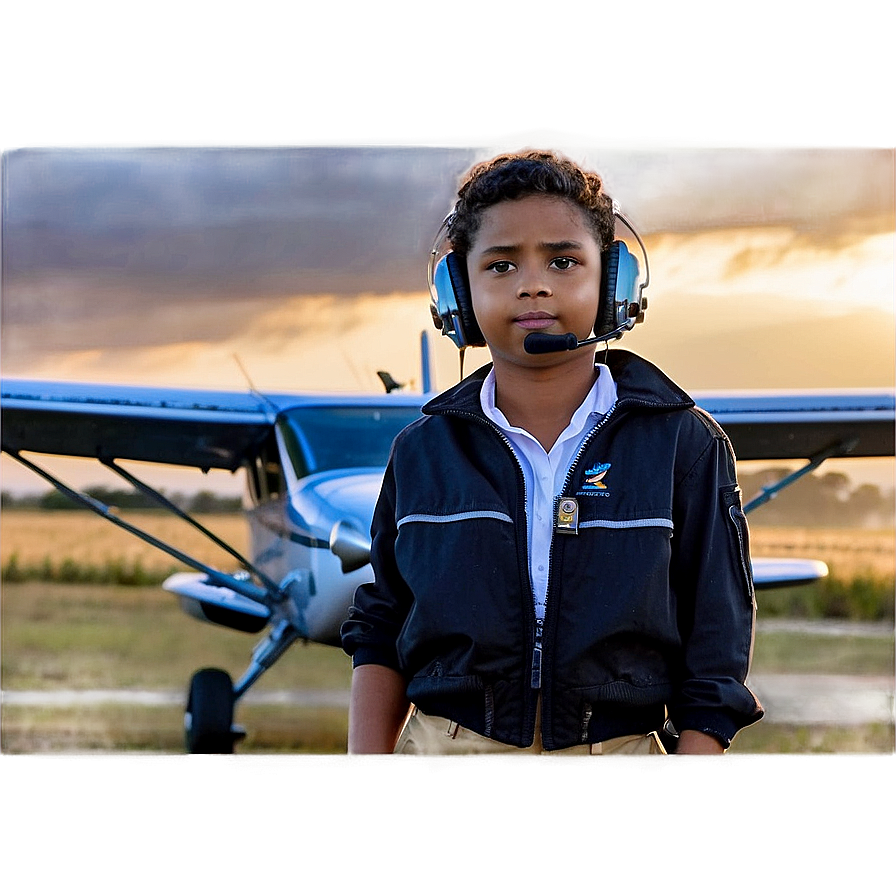 Young Aspiring Pilot Png 20 PNG image