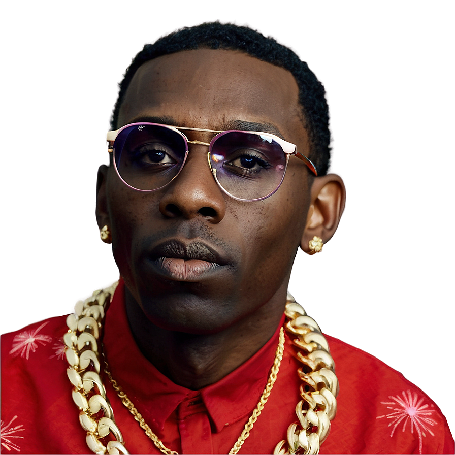 Young Dolph Album Cover Tribute Png 06122024 PNG image