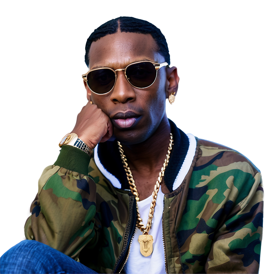 Young Dolph Mixtape Visual Png 06122024 PNG image