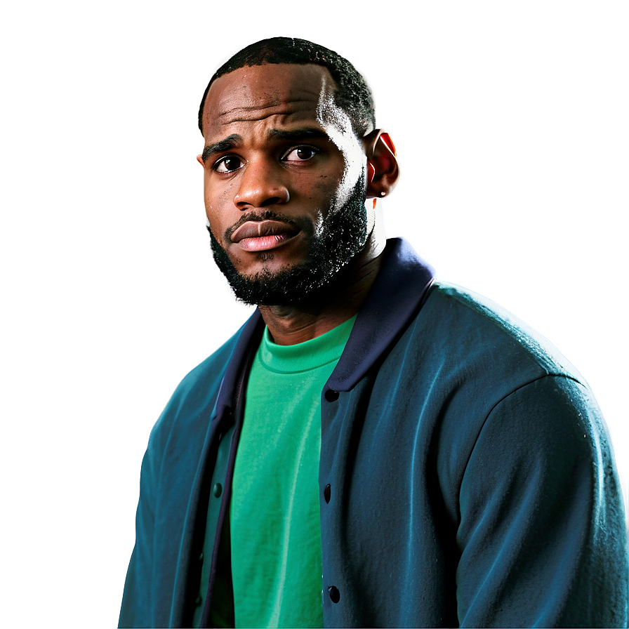 Young Lebron James In High School Png Usb88 PNG image