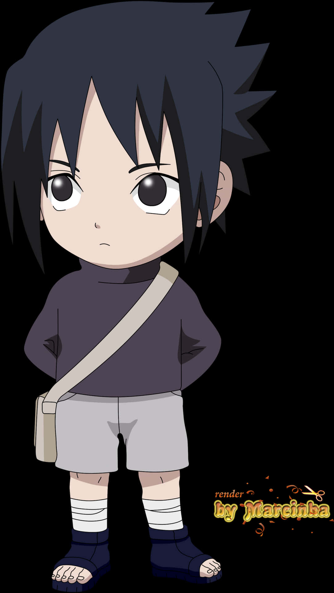 Young_ Sasuke_ Uchiha_ Anime_ Character PNG image