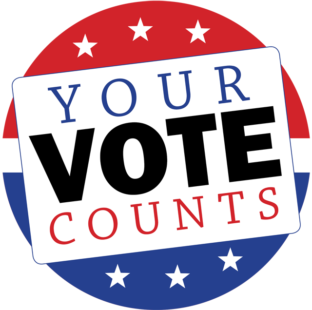 Your Vote Counts Button PNG image