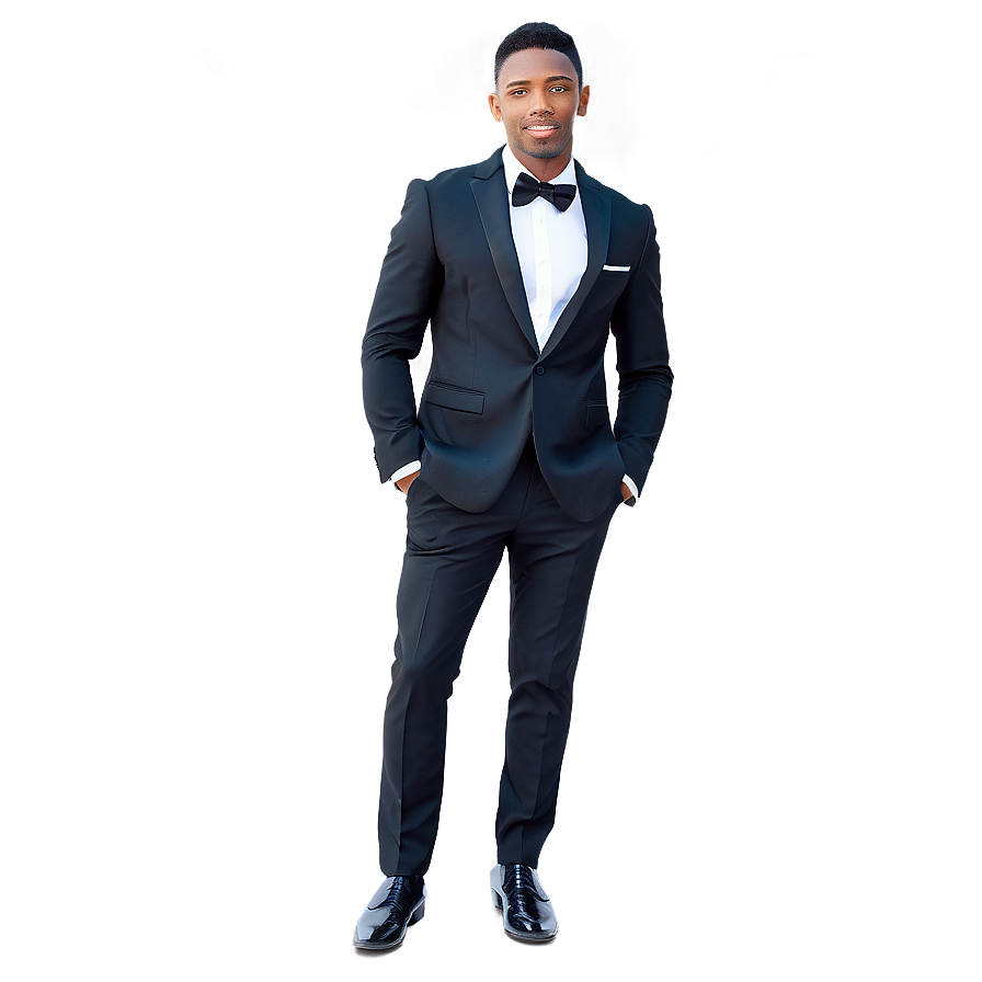 Youthful Black Tie Style Png 14 PNG image